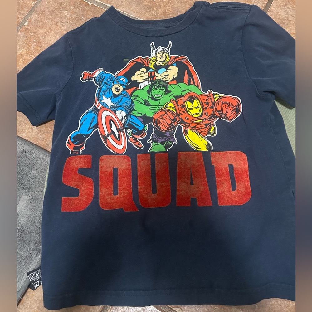 3 for $20! Boy size 4 4t Marvel Superhero Kids Super hero shirt 4t hulk Thor